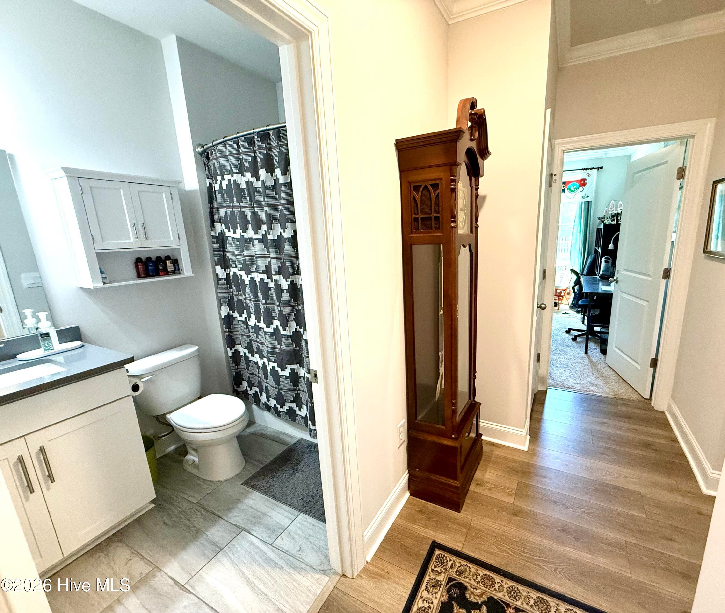 first floor full bathroom and hall - 5010 Spring Green Pass, New Bern, NC 28562