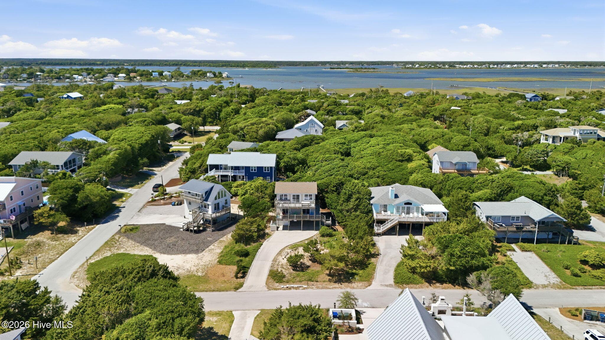 Aerial View - 6820 Ocean Drive, Emerald Isle, NC 28594