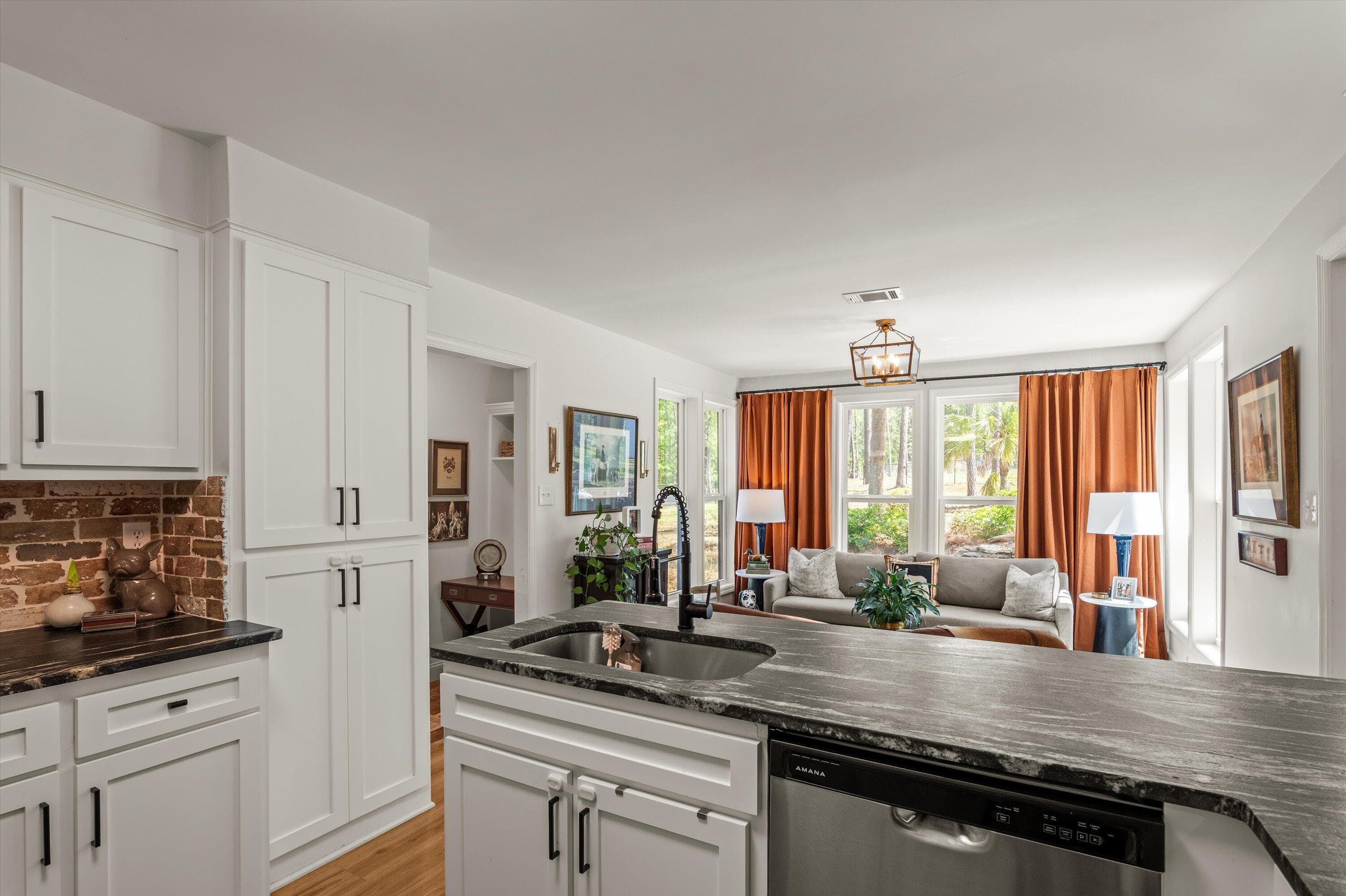 Kitchen overlooking Keeping Room/Breakfast Room - 140 Lewiston Road, Grovetown, GA 30813