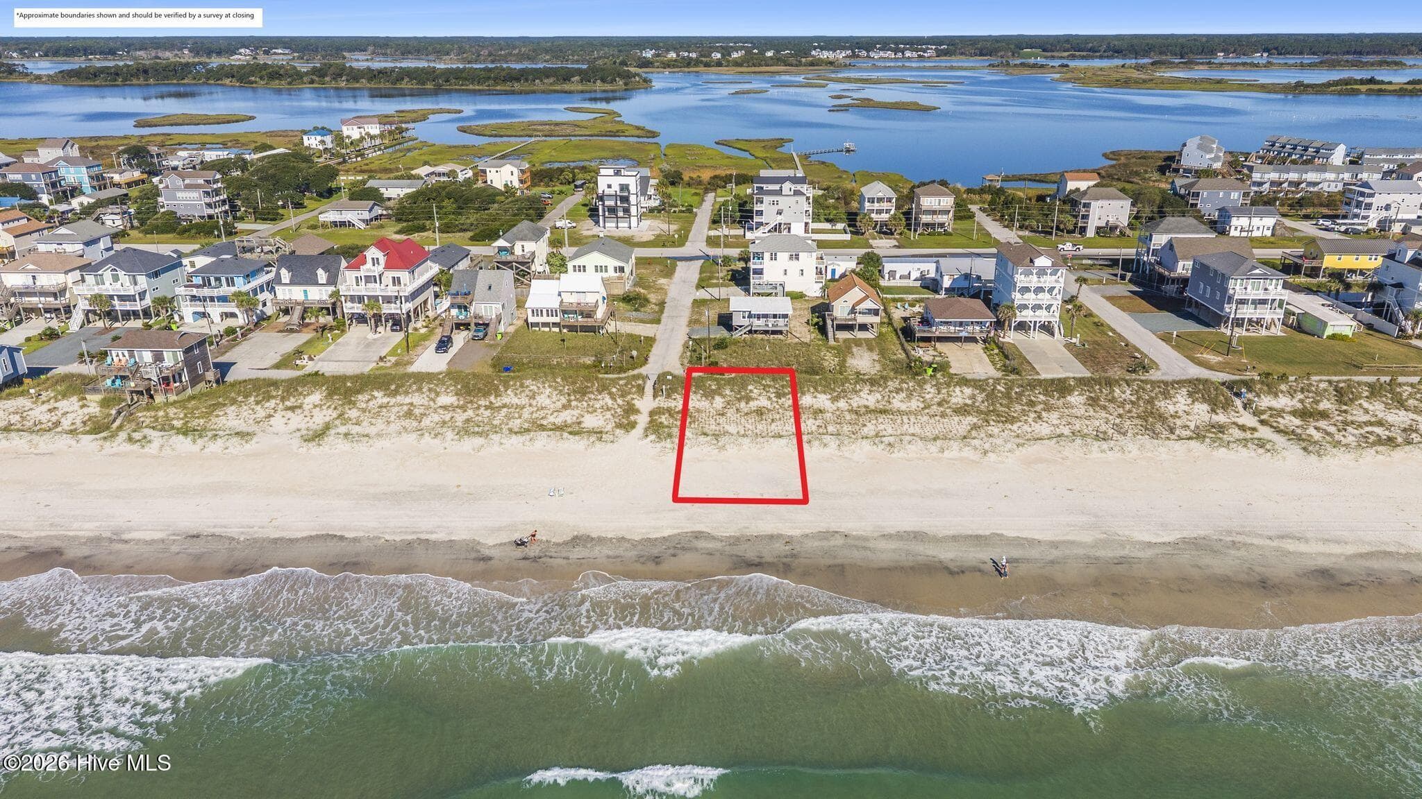 Lines shown are for illustration only and do not represent exact property boundaries. A survey should be obtained for verification. - 254 1 Topsail Road, North Topsail Beach, NC 28460