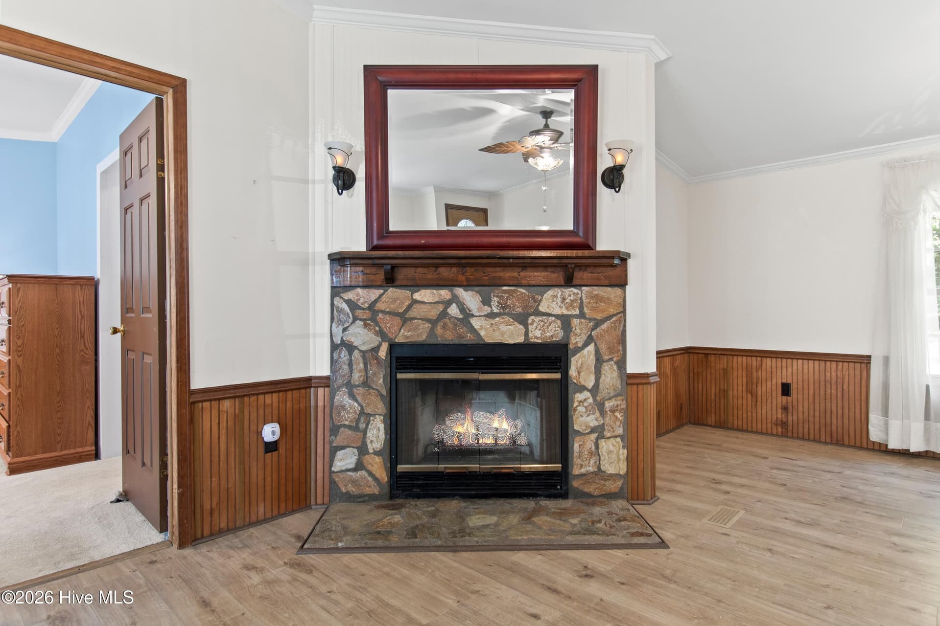 Fireplace (wood burning) - 227 Ocean Forest Drive NW, Calabash, NC 28467