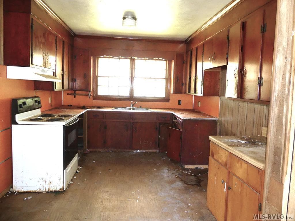 Kitchen inside house