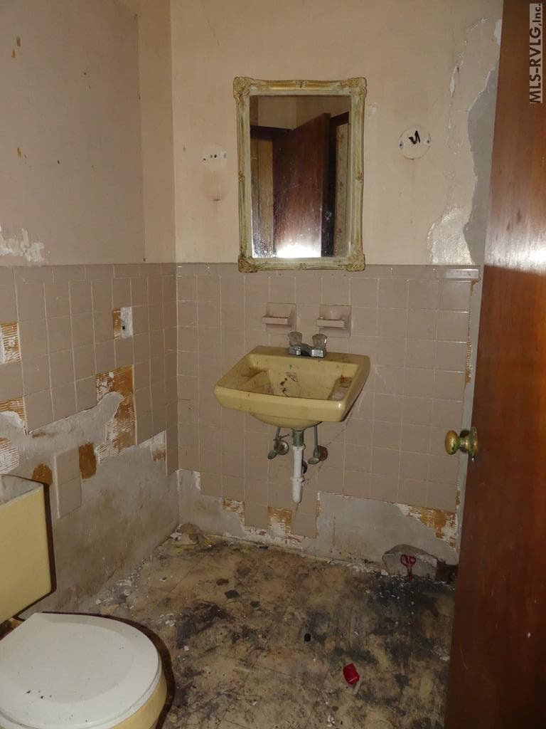 Half Bath inside house