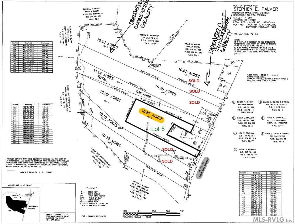 Acreage,Residential Lot-Restricted,Unimproved Land at Lot# 5 Christanna Hwy, Lawrenceville VA 23868, Lawrenceville, photo 2 of 21