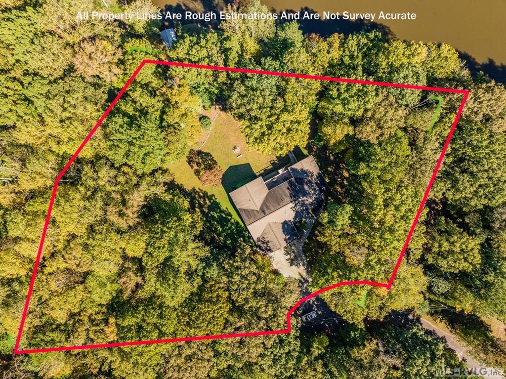 Estimated property outline