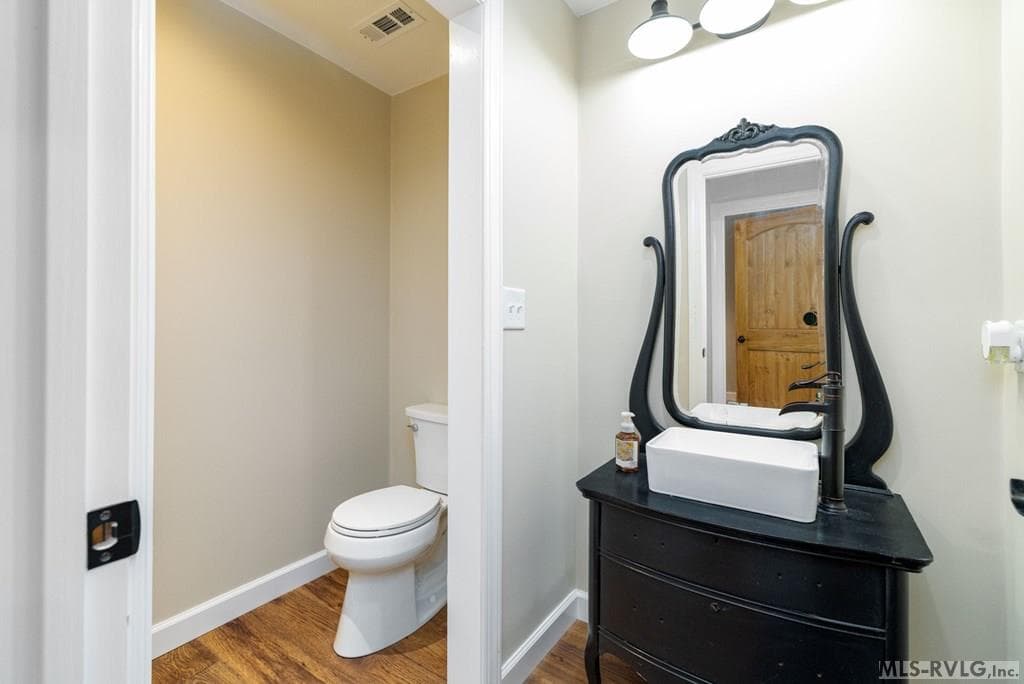 Basement half bath