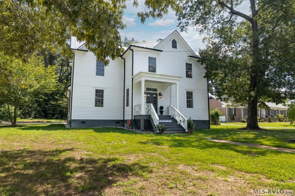 Spacious grounds on a corner lot