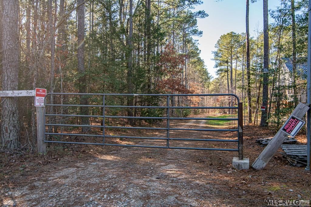 Gate to boathouse and ramp