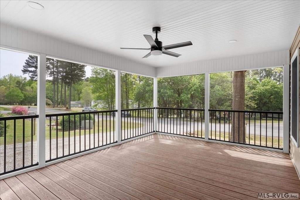 Fan In Screened Porch