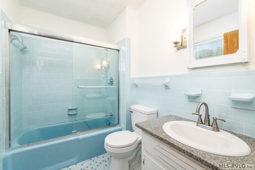 Master Bath, New sink, toilet and glass shower door