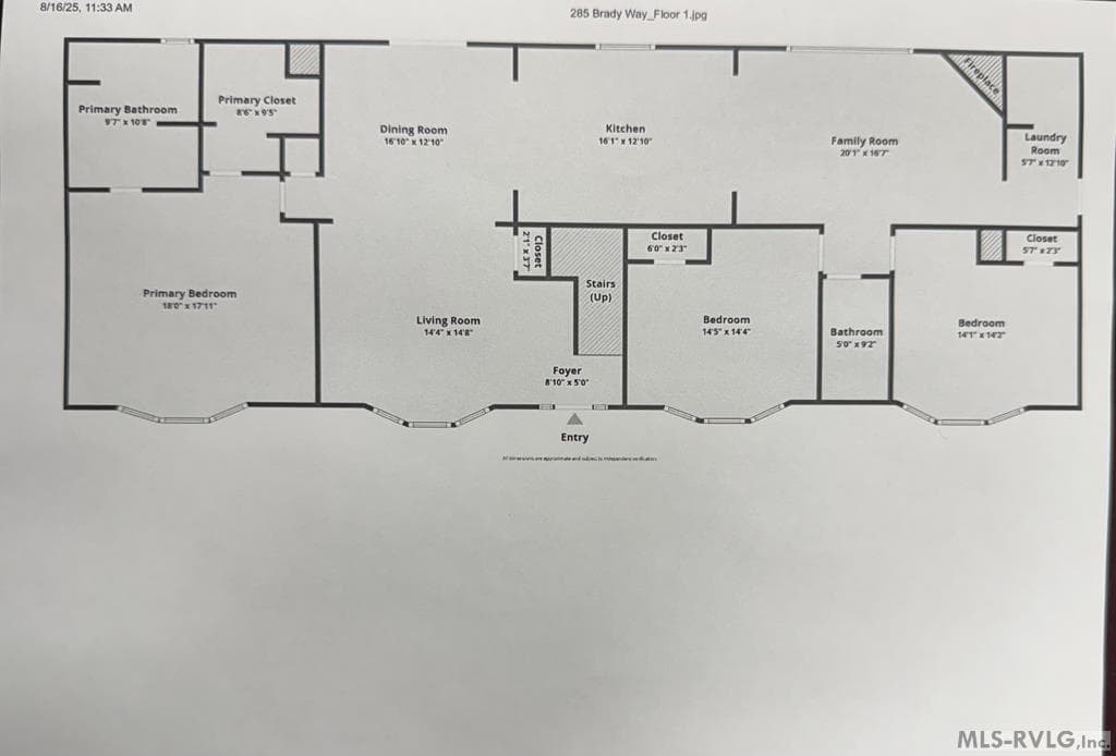 Main level Floor Plan - 285 Brady Way, Clarksville VA 23927, Clarksville