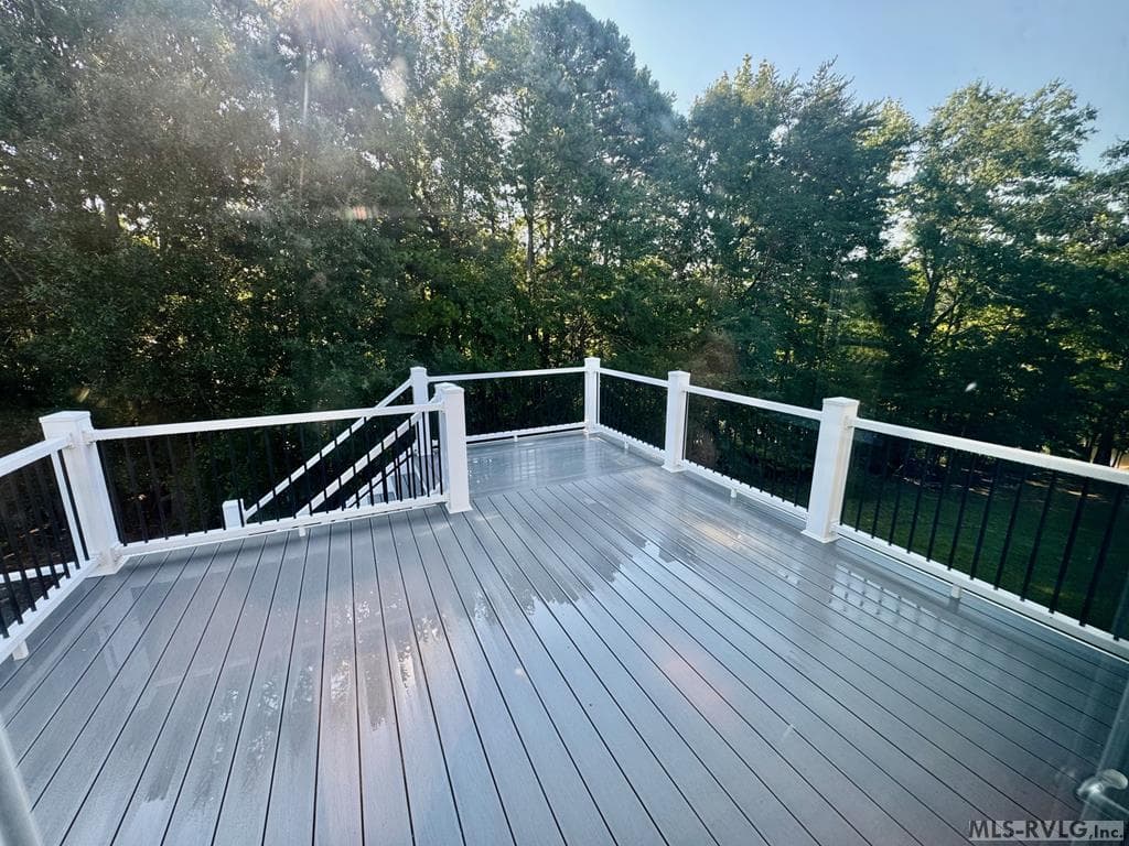 Balcony off Game Room - 285 Brady Way, Clarksville VA 23927, Clarksville