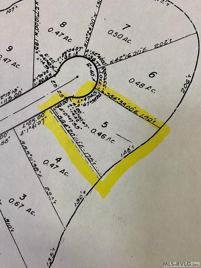 Plat - Lot 5 Palomino Road, Buffalo Junction VA 24529, Buffalo Junction