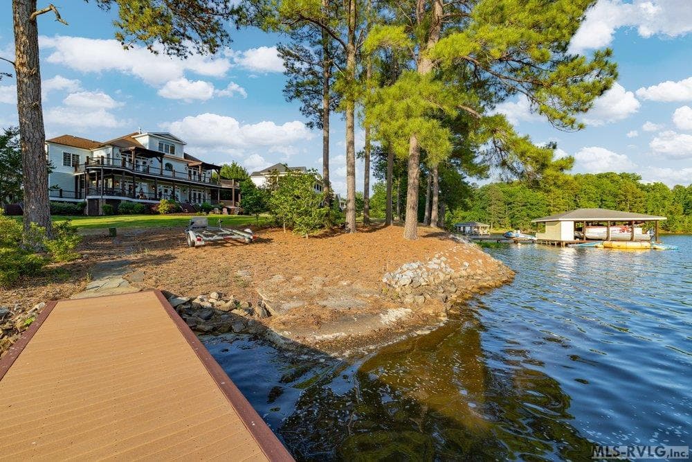 Rare Private Boat Ramp, Offers convenience and a smooth transition from land to water - 381 West Bend Dr., Gasburg VA 23857, Gasburg