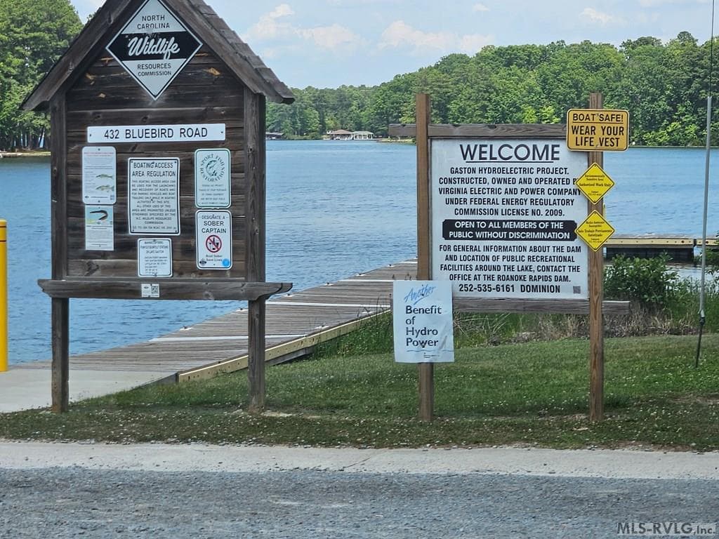 NC Wildlife Boat Landing, Lake Gaston Access - 432 Bluebird Rd