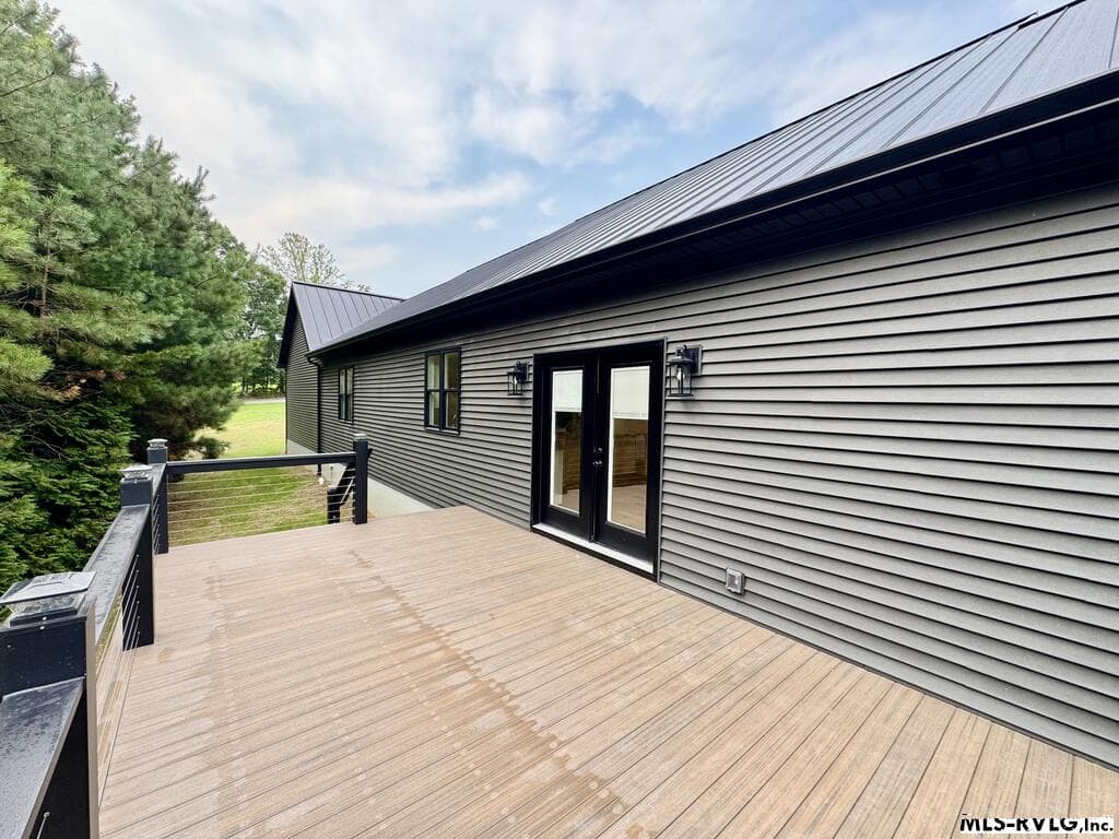 The Back side Deck