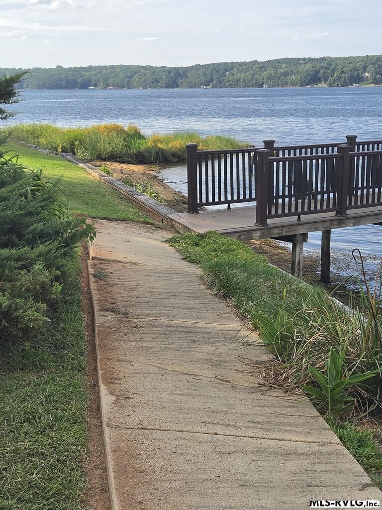 CONCRETE WALK TO BOATHOUSE