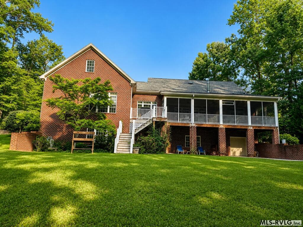 Rear of Home - 207 Sir Payton Dr., Clarksville VA 23927, Clarksville
