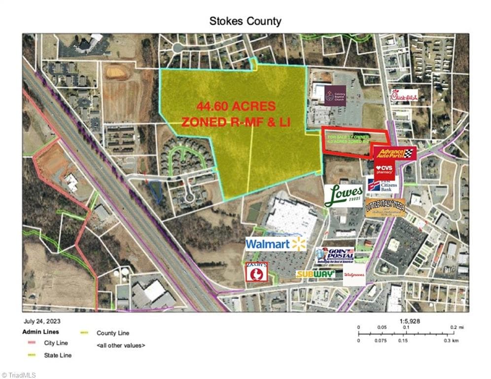 44 acres Campbell Drive, King NC 27021