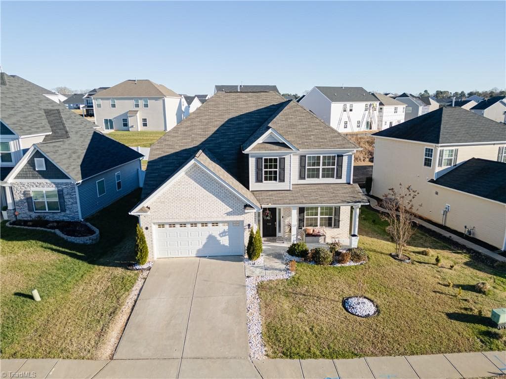 Stick/Site Built at 733 Breeders Cup Drive, Whitsett NC 27377, photo 2 of 38
