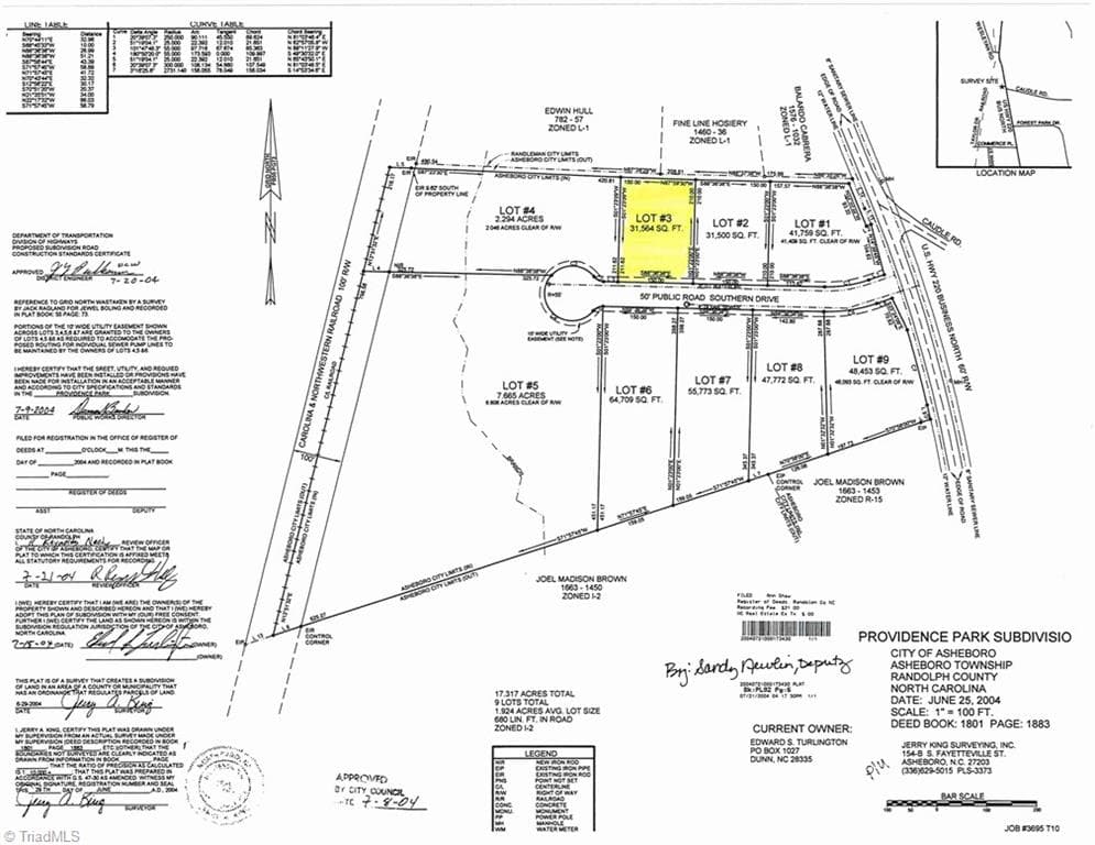 Lot 3 Southern Drive, Randleman NC 27317