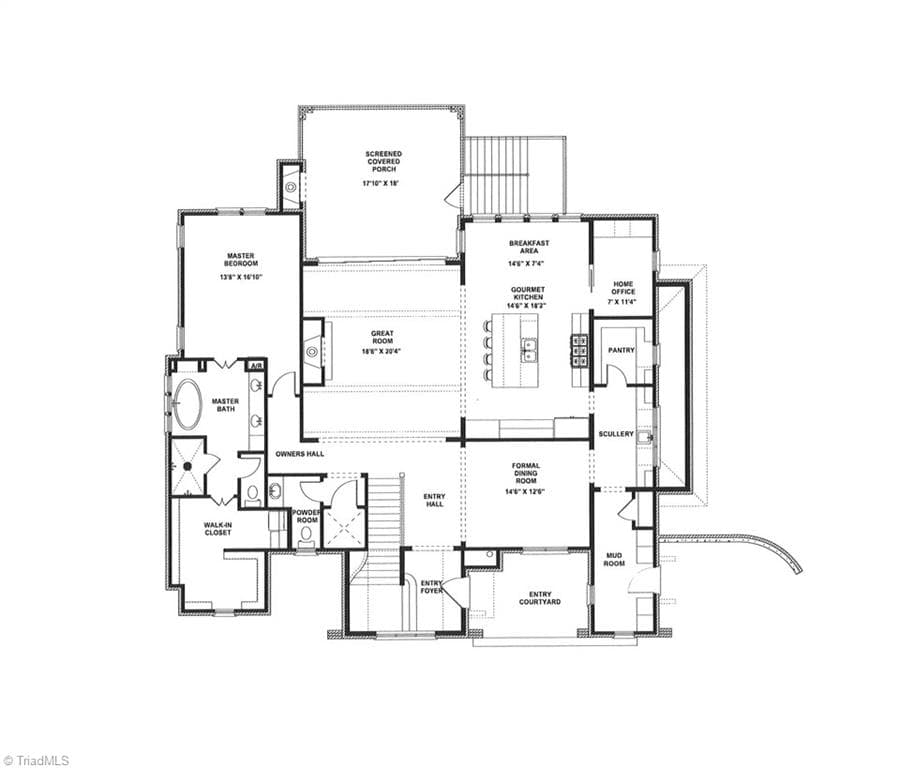Stick/Site Built at 6863 Wittington Court, Oak Ridge NC 27310, photo 4 of 9