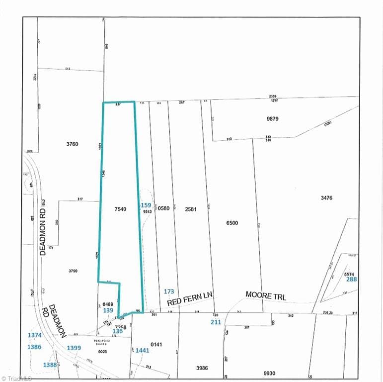 Unimproved Land at 00 Red Fern Lane, Mocksville NC 27028, photo 5 of 5