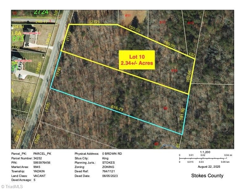 Lot 10 Brown Road, King NC 27021