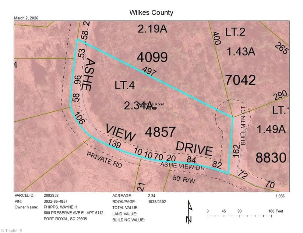 Unimproved Land at TBD Ashe View Drive, Millers Creek NC 28651, photo 7 of 7