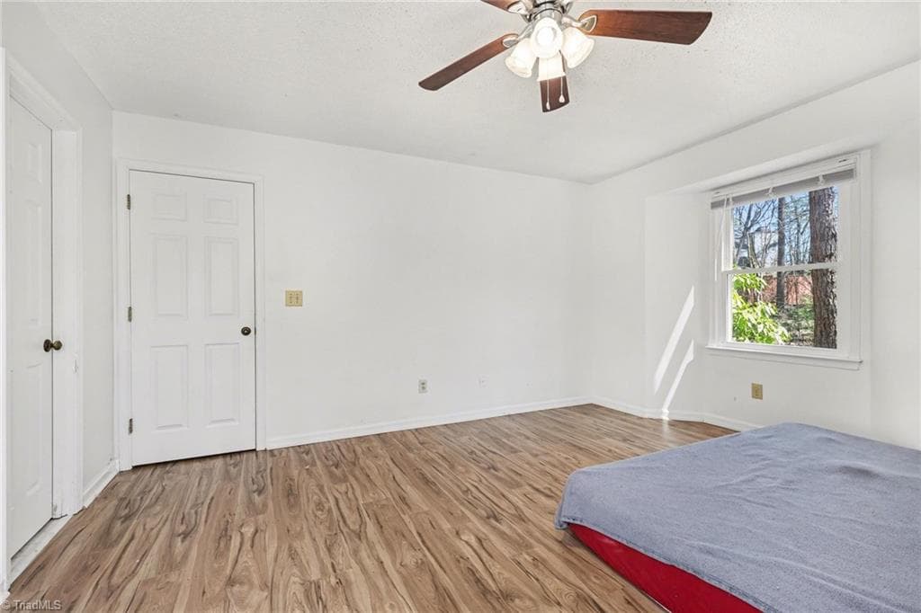 Primary bedroom, bath door to left - 2326 W Vandalia Road # B, Greensboro NC 27407, Greensboro