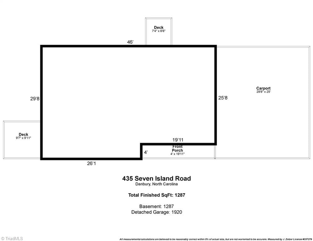 Stick/Site Built at 435 Seven Island Road, Danbury NC 27016, photo 42 of 44