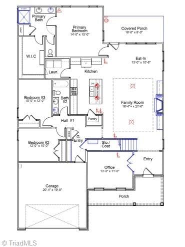 Stick/Site Built at 1288 Creek Knoll Drive, Lewisville NC 27023, photo 15 of 31