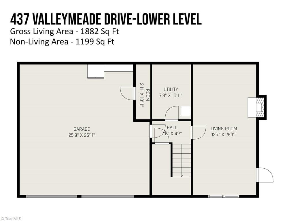 Stick/Site Built at 437 Valleymeade Drive, Kernersville NC 27284, photo 33 of 35