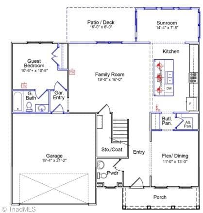 Stick/Site Built at 3016 Bayou Street, Graham NC 27253, photo 4 of 6