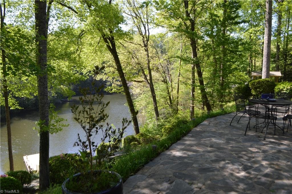 This is what makes this house unique.  Great views to the lake and lots of sitting areas including a BRAND NEW Dock! - 700 Lakemont Trail, Mount Airy NC 27030, Mount Airy