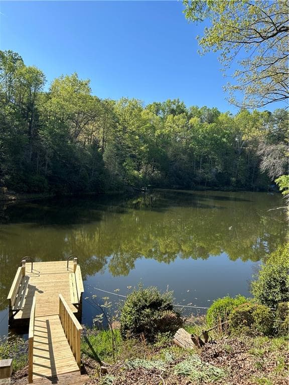 This is what makes this house unique.  Great views to the lake and lots of sitting areas including a BRAND NEW Dock! - 700 Lakemont Trail, Mount Airy NC 27030, Mount Airy