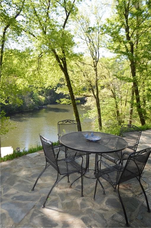 This is what makes this house unique.  Great views to the lake and lots of sitting areas including a BRAND NEW Dock! - 700 Lakemont Trail, Mount Airy NC 27030, Mount Airy