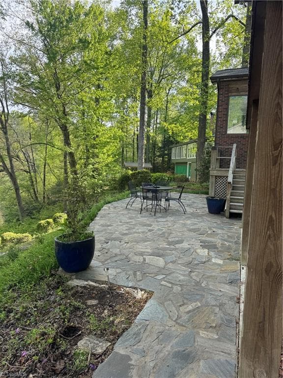 This is what makes this house unique.  Great views to the lake and lots of sitting areas including a BRAND NEW Dock! - 700 Lakemont Trail, Mount Airy NC 27030, Mount Airy