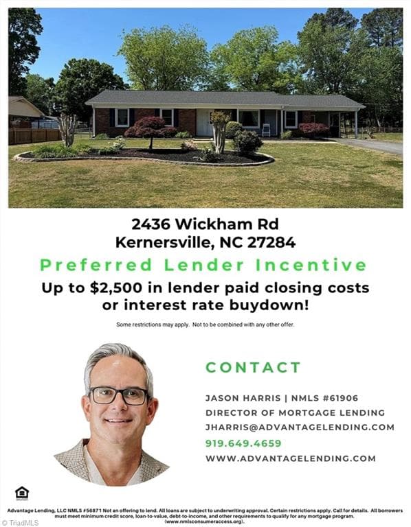 Stick/Site Built at 2436 Wickham Road, Kernersville NC 27284, photo 33 of 33
