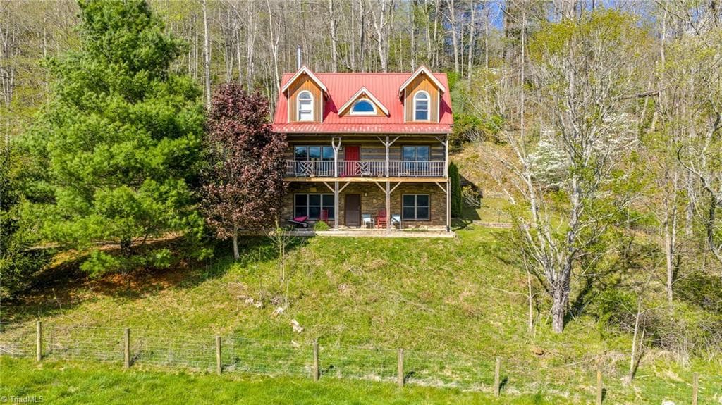Stick/Site Built at 1819 Fulton Reeves Road, Laurel Springs NC 28644, photo 3 of 48