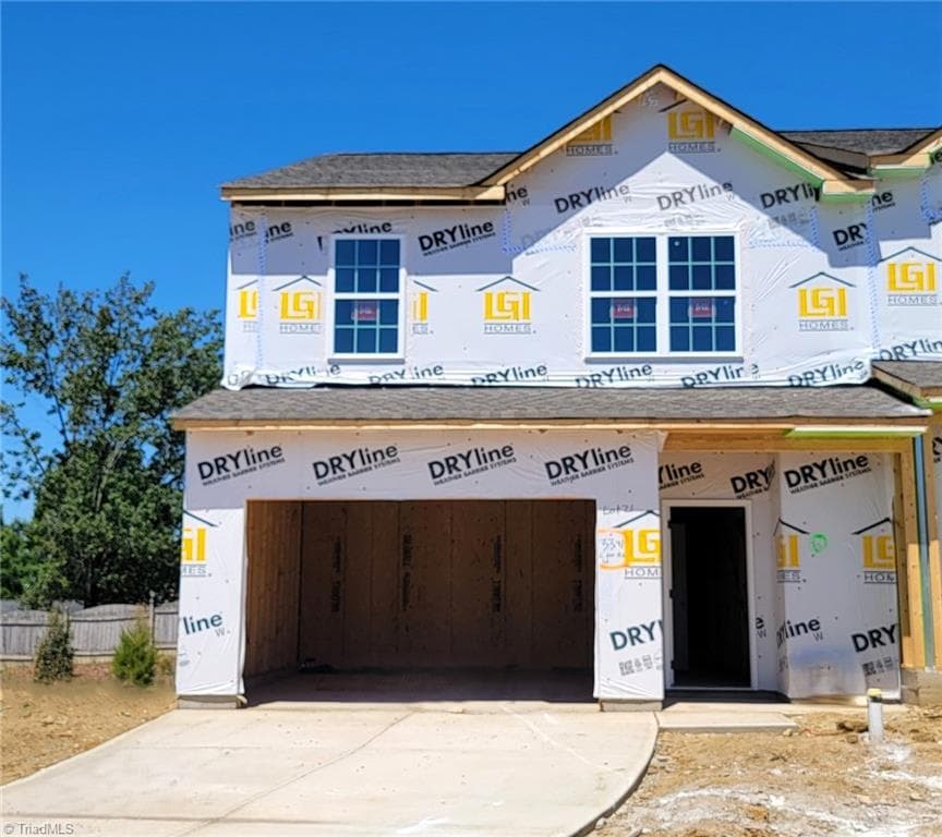Actual Photo of home in progress. See Completion Date. - 3341 Cider Hill Court, Winston-Salem NC 27127, Winston-Salem