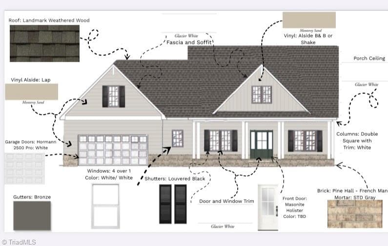 Stick/Site Built at 200 Mayo River Meadows Drive, Stoneville NC 27048, photo 2 of 23