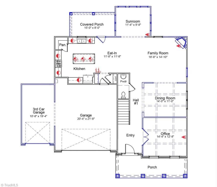 Stick/Site Built at 8600 Lemur Lane, Summerfield NC 27358, photo 37 of 38