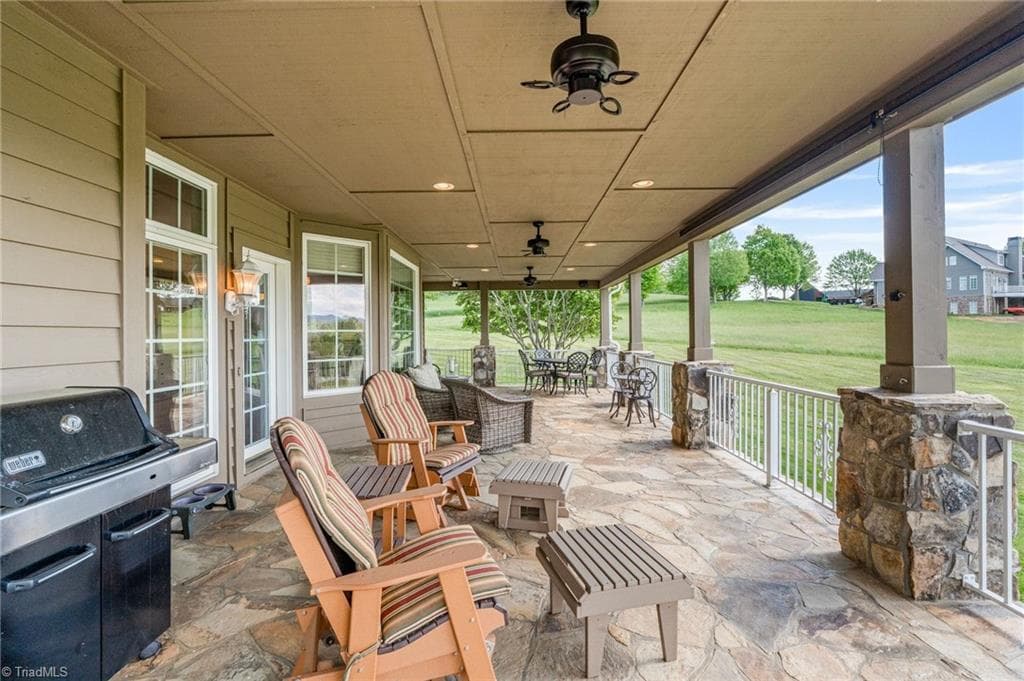 Stick/Site Built at 891 Olde Charter Circle, Jefferson NC 28640, photo 42 of 44