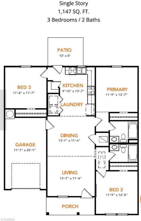 Stick/Site Built at 128 River Run Drive, Mount Airy NC 27030, photo 5 of 5