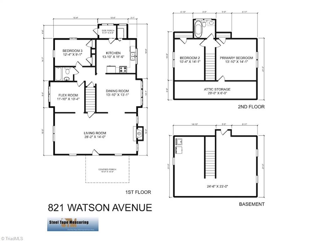 Stick/Site Built at 821 Watson Avenue, Winston-Salem NC 27103, photo 23 of 26