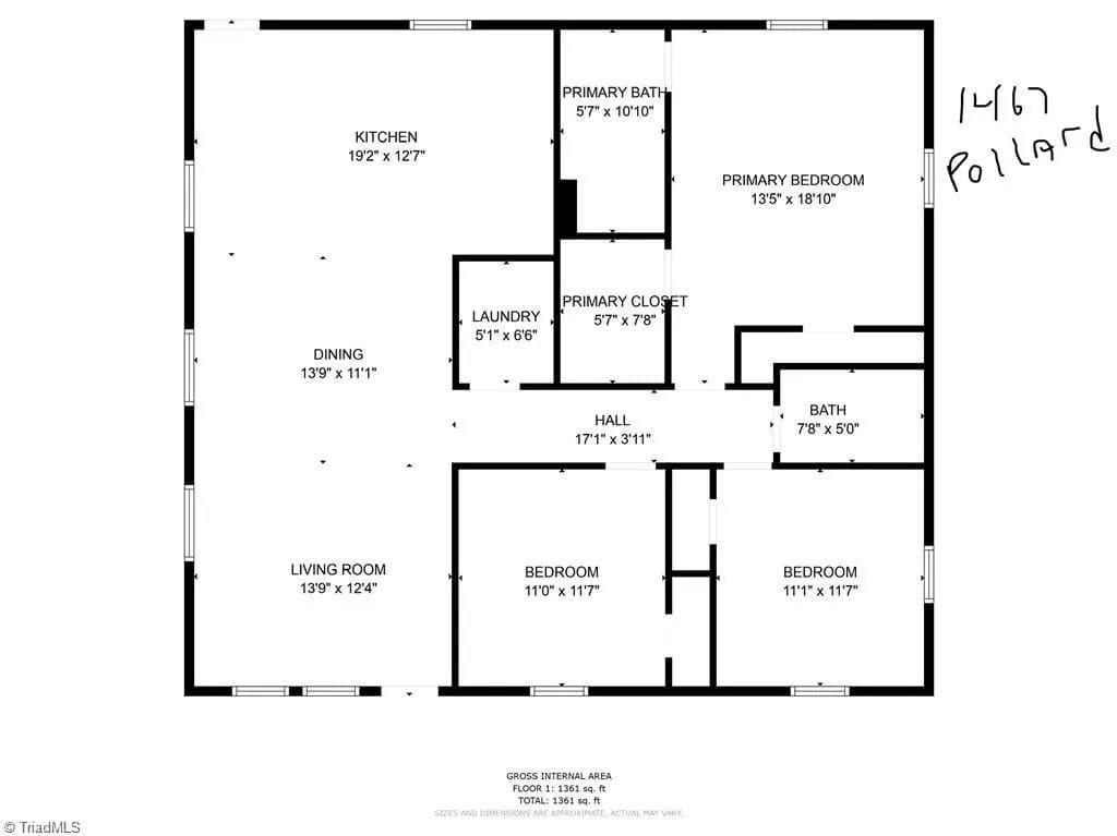 Stick/Site Built at 1467 Pollard Avenue, Burlington NC 27217, Burlington, photo 25 of 26