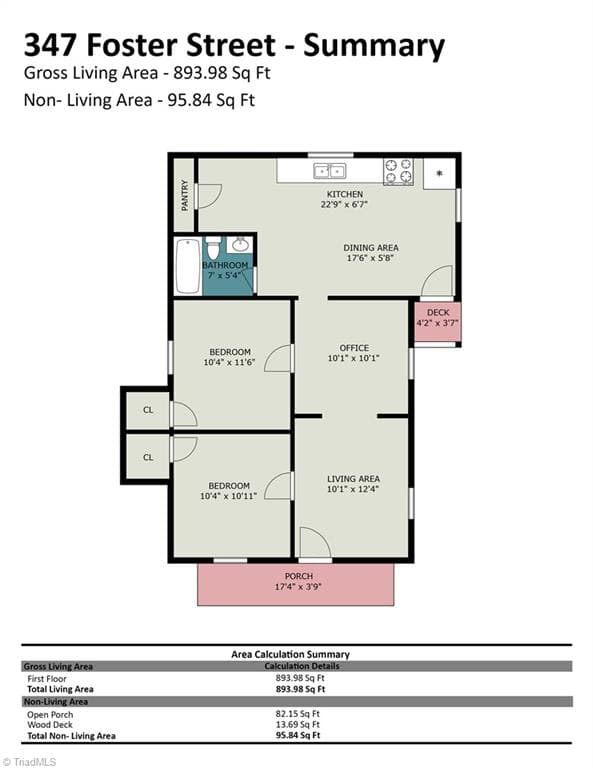 Stick/Site Built at 347 Foster Street, Burlington NC 27217, Burlington, photo 17 of 18