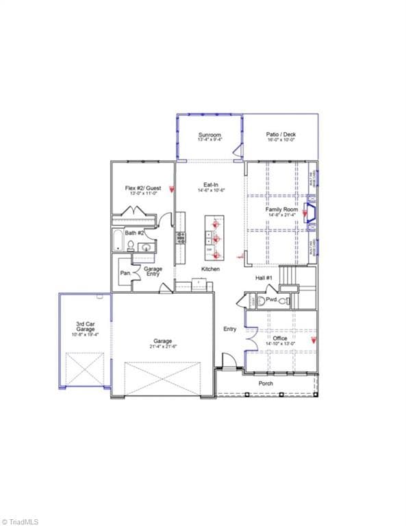 Stick/Site Built at 5606 Penguin Drive, Summerfield NC 27358, photo 3 of 3