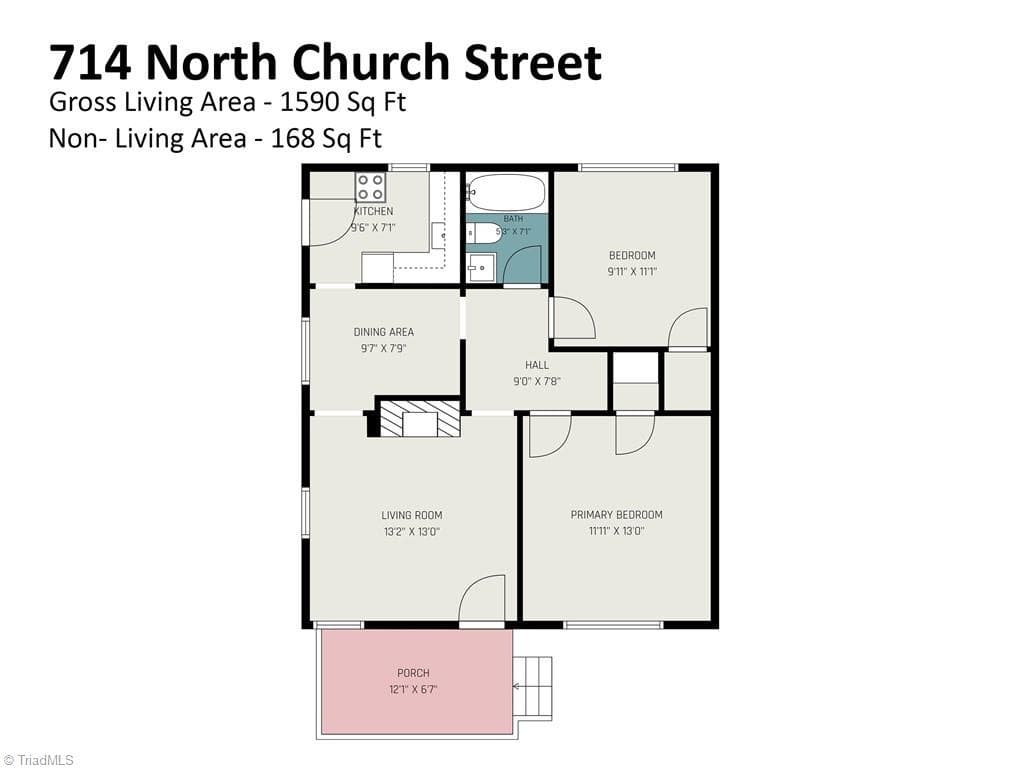 Duplex at 714-716 N Church Street, Burlington NC 27217, Burlington, photo 27 of 42